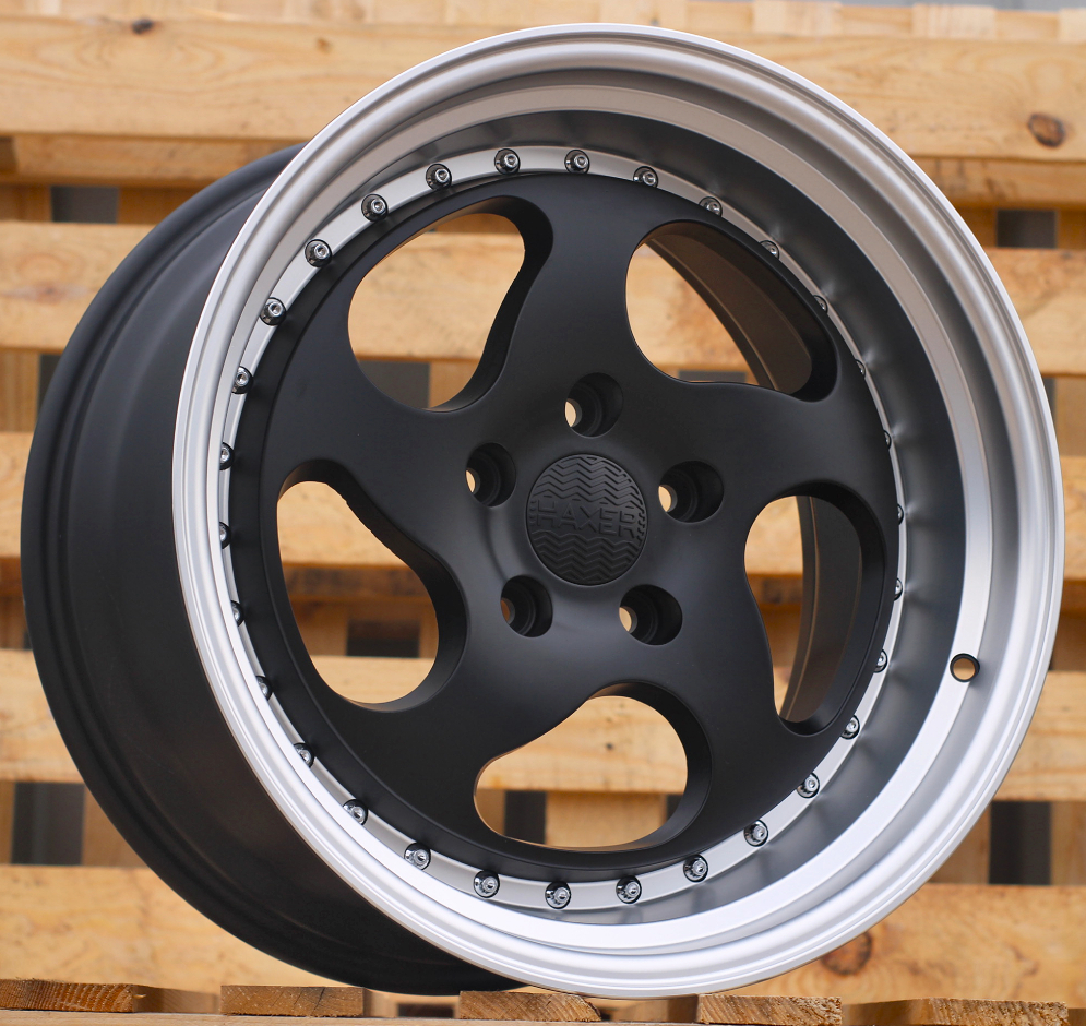R18x9.75  5X120  ET  30  72.6  HX032  Black Half Matt (BLHM)  For HAXER  (K3)  (Rear+Front (AKC 85 Eur))