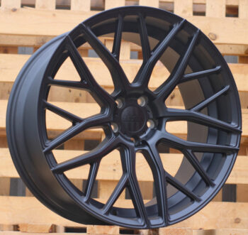 R21x10.5  5X112  ET  38  66.6  HX038  Black Half Matt (BLHM)  For HAXER  (P2)  (Rear+Front)