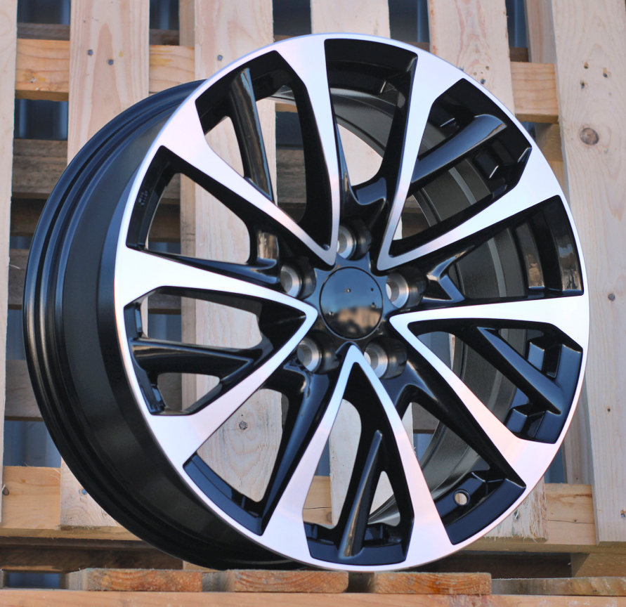 R17x7.5  5X114.3  ET  40  60.1  H3320F  Black Polished (MB)  For LEX  (M)  (HYBRID FORGED)