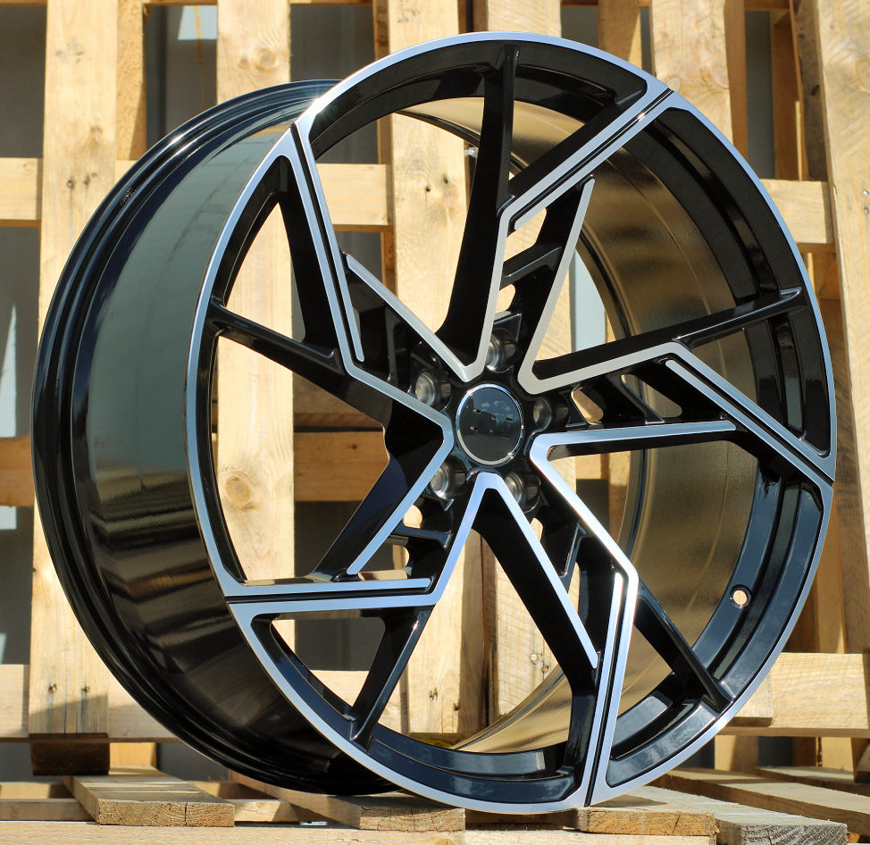 R20x9  5X112  ET  34  66.5  I5611  Black Polished (MB)  For AUD  (P2)  (New ABT Style)
