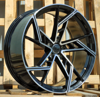 R19x8.5  5X112  ET  40  66.5  I5611  Black Polished (MB)  For AUD  (K7+Z5)  (New ABT Style)