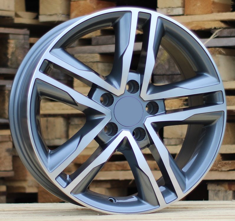 R17x7.5  5X114.3  ET  42  66.1  BK424  Grey Polished (MG)  For RACIN  (P)  (4x4 (max 1250kg))
