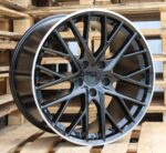 R21x9.5  5X130  ET  61  71.6  B5541  (TXRGW1847)  Black+Polished Lip (BLPL)  For PORCH  (K3)  (FORGED (Rear+Front))