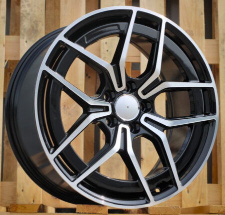 R18x8.5  5X112  ET  52  66.6  3S1034  Black Polished (MB)  For MER  (K2)  (HYBRID FORGED)