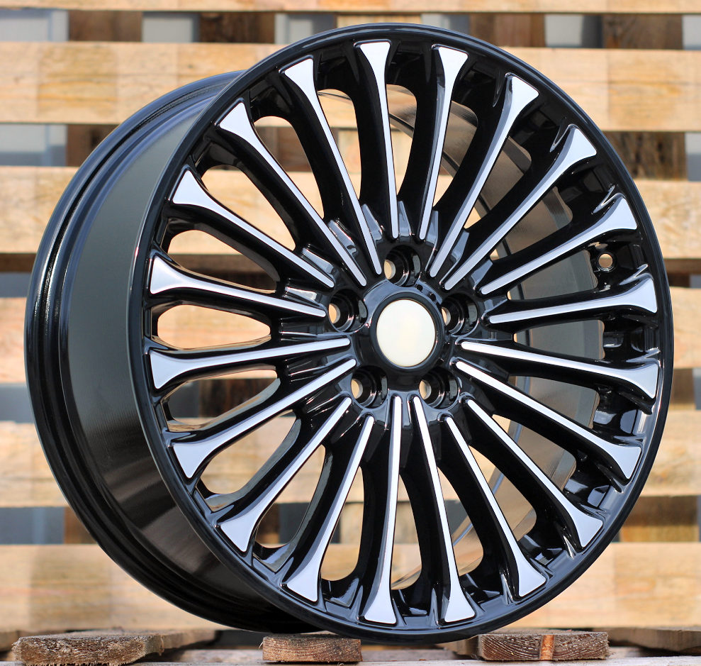 R17x7  5X108  ET  50  63.4  Y0056  Black Polished (MB)  For FORD  (R)