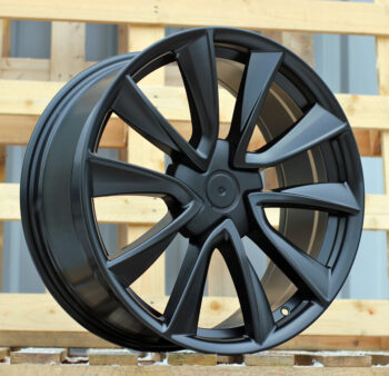 R19x8.5  5X114.3  ET  40  64.1  B2046  (H3154F)  Black Half Matt (BLHM)  For TESLA  (K8+M)  (HYBRID FORGED (Model 3))