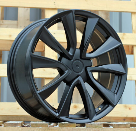 R19x8.5  5X114.3  ET  40  64.1  B2046  (H3154F)  Black Half Matt (BLHM)  For TESLA  (K8+M)  (HYBRID FORGED (Model 3))