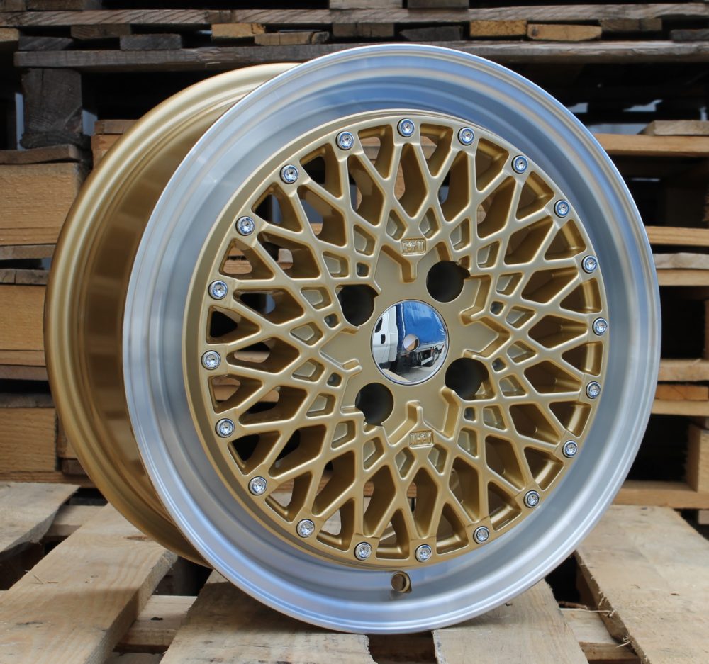 R15x7.5  4X100  ET  25  67.1  L1497  Bronze+Polished Lip (YYPL)  For RACIN  (K3)  (STYLE BBS)