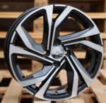 R16x7  4X100  ET  37  60.1  B5762  (BY1645)  Black Polished (MB)  For RENAU  (Z2)