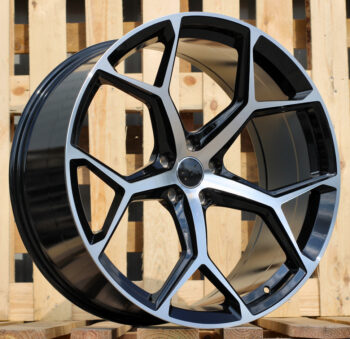 R19x8.5  5X112  ET  35  66.5  I5598  (FBX112)  Black Polished (MB)  For AUD  (K7)  (HYBRID FORGED)