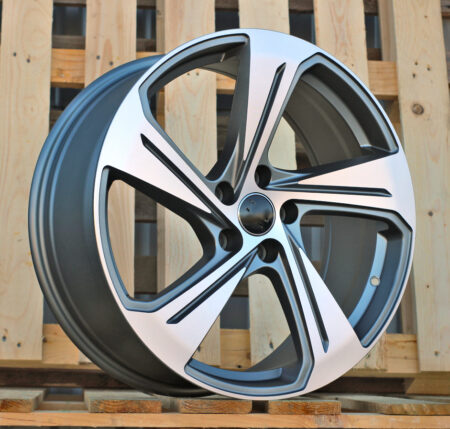 R19x8 5X112 ET 40 66.5 YS1270 (FBX340) Grey Polished Matt (MGM) For AUD (K3) (HYBRID FORGED)