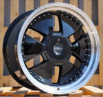R21x9  5X112  ET  40  66.6  AT674  (LU1831)  Black+Polished Lip (BLPL)  For MER  (K3)  ((AKC 150 Eur)MONOBLOCK Rear+Front)