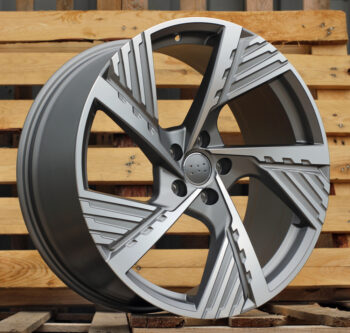 R22x9.5  5X112  ET  36  66.5  I5639  Grey Polished Half Matt (MGHM)  For AUD  (Z5)  (Q8 E-tron)