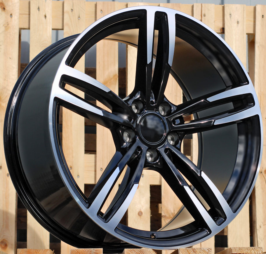 R17x8  5X120  ET  34  72.6  BK855  Black Polished (MB)  For BMW  (L3+K2)