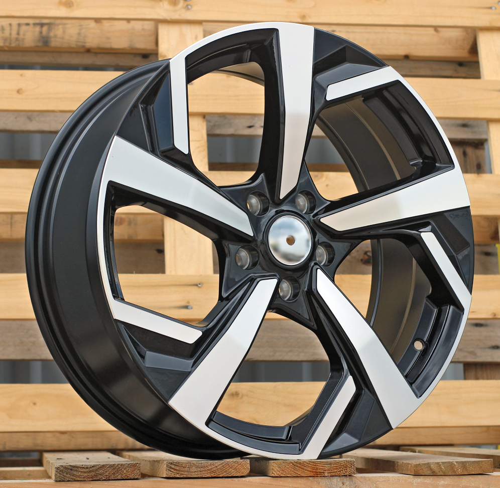 R19x7.5  5X114.3  ET  40  66.1  XE173  (LU1587)  Black Polished (MB)  For NISS  (P1)