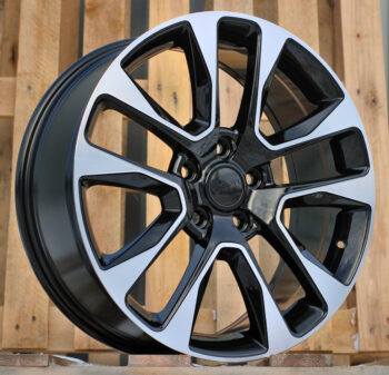 R20x8  5X127  ET  50  71.5  B5536  Black Polished (MB)  For JEEP  (Z4)