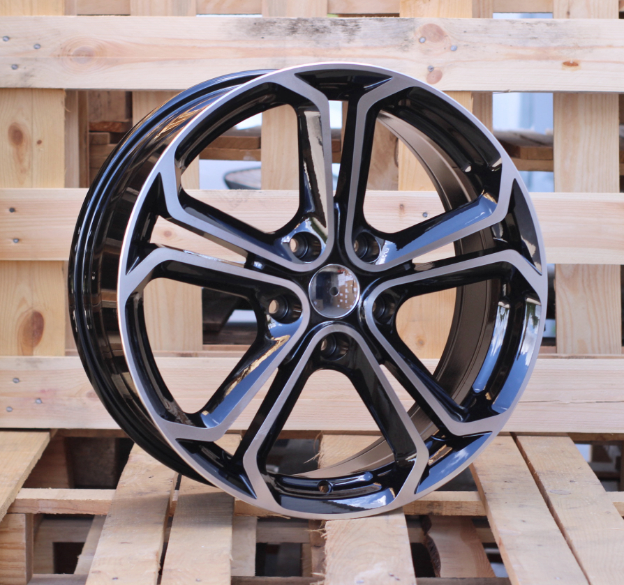 R16x6.5  5X115  ET  39  70.1  OP523  (XF087)  Black Polished (MB)  For OPEL  (K7+?)