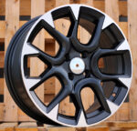R16x6.5  4X98  ET  35  58.1  B1675  Black Polished Half Matt (MBHM)  For FIAT  (Z2)  (ABARTH Style)