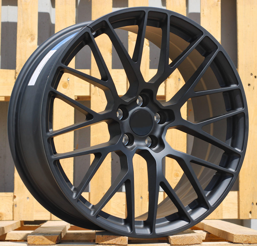 R21x9  5X112  ET  26  66.5  BK998  (CQRGW1022)  Black Matt (BM)  For PORCH  (K3)  (FORGED (Rear+Front))