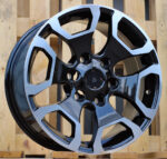R17x7.5  6X139.7  ET  25  106.1  A6216  (BYD1841)  Black Polished (MB)  For TOYOT  (Z1)  (4x4)