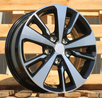 R16x6.5  5X114.3  ET  40  66.1  TL0400  Black Polished (MB)  For NISS  (R)