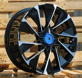 R16x6.5  4X100  ET  37  60.1  I2102  (HF2102)  Black Polished (MB)  For RENAU  (Z5+Z7)  (HYBRID FORGED)