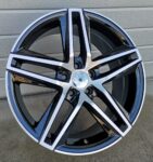 R17x7.5  5X100  ET  45  57.1  B5410  Black Polished+Powder Coating (MBPC)  For SEAT  (P1)