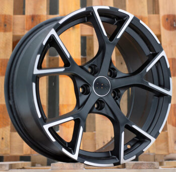 R18x8  5X112  ET  40  66.5  3S5997  Black Polished Half Matt (MBHM)  For AUD  (P)  (HYBRID FORGED)