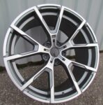 R20x10  5X112  ET  40  66.6  B5601  Grey Polished Half Matt (MGHM)  For BMW  (K2)  (Rear+Front)