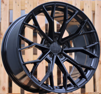 R20x10.5  5X112  ET  40  66.5  HX039  Black (BL)  For HAXER  (K4)  (Rear+Front)