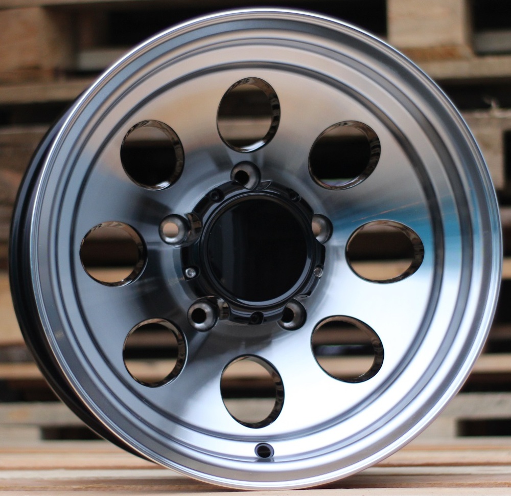 R15x8  5X139.7  ET  M27  110.1  XF171  Black Polished (MB)  For 4X4  (R)