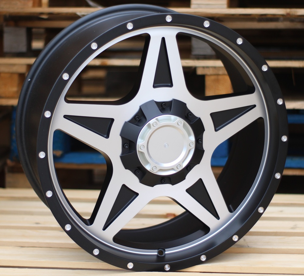R20x9  6X139.7  ET  18  110.1  FA064  Black (BL)  For 4X4  (K7)