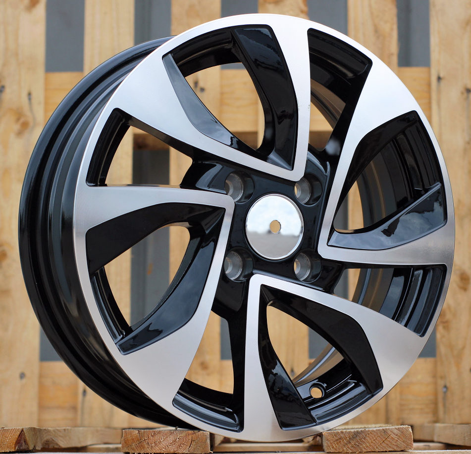 R14x5  4X100  ET  36  54.1  L1677  Black Polished (MB)  For HYUND  (K3)