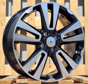 R17x6.5  4X100  ET  43  60.1  L2093  Black Polished (MB)  For RACIN  (Z6)