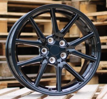 R18x8.5  5X114.3  ET  40  64.1  B1503  Black Half Matt (BLHM)  For TESLA  (Z1)  (Model 3)