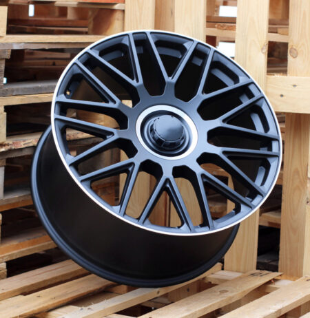 R20x8.5  5X112  ET  62.5  66.6  FE230  Black half matt+Polished lip+Engraved Cap (BLHMPLG)  For MER  (P)  ((Front)GLE-Class Coupe (Graver caps))