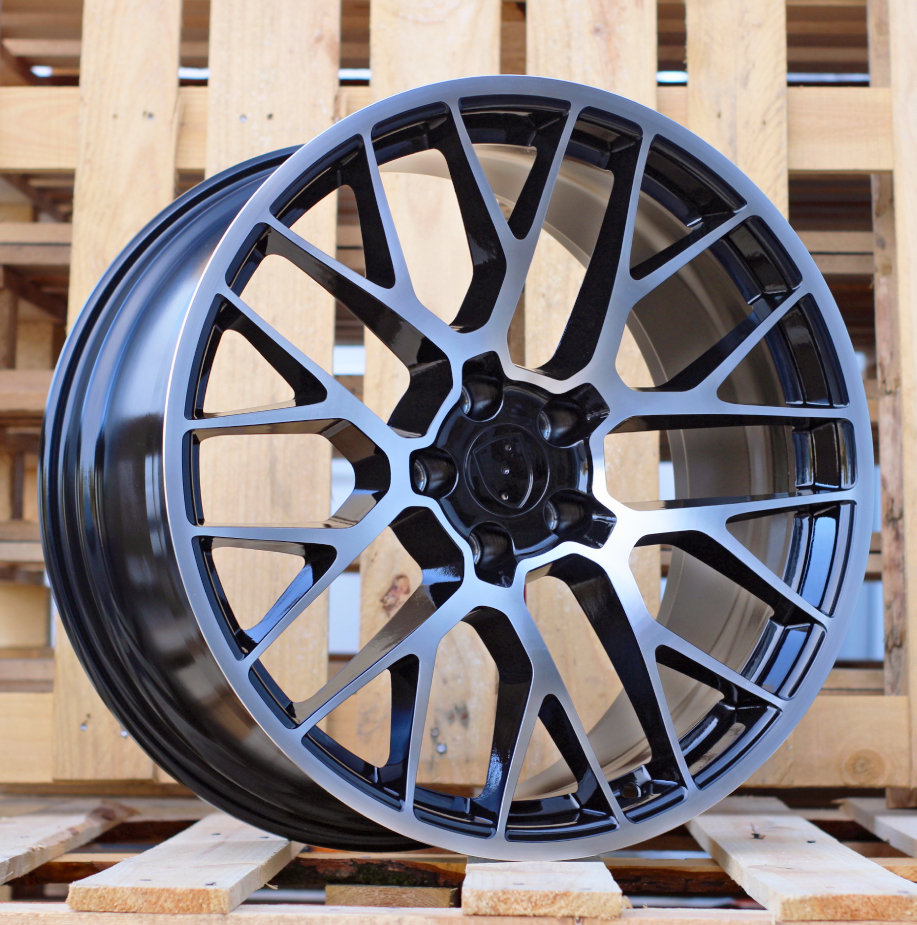 R20x9  5X112  ET  26  66.5  BK998  (SLY005)  Black Polished (MB)  For PORCH  (P2)  (Rear+Front)
