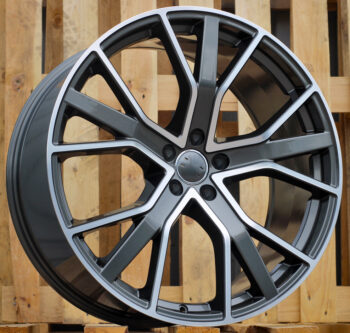 R21x9.5  5X112  ET  31  66.5  B5131  (FBX133)  Grey Polished Half Matt (MGHM)  For AUD  (K7+P2)  (HYBRID FORGED)