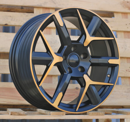 R19x8  5X112  ET  40  57.1  YF6147  Black Polished Half Matt Cooper (MBHMC)  For CUPRA  (K8+Z6)  (HYBRID FORGED)