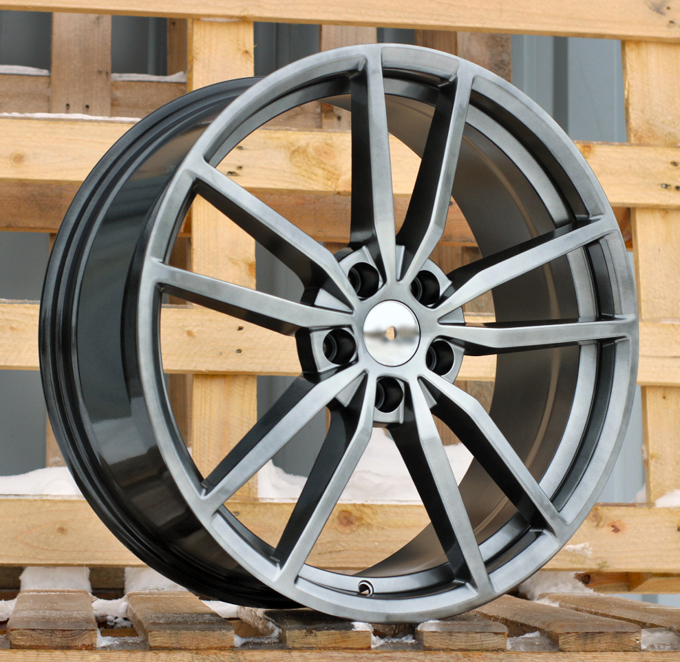 R18x8  5X112  ET  45  57.1  BK864  Hyper Black (HB)  For VW  (P+K2+K4)