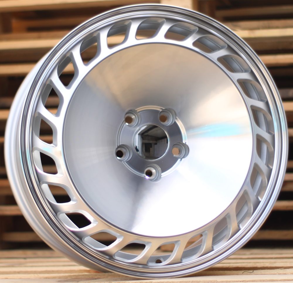 R17x7.5  5X112  ET  35  66.5  FLG34  Machined Silver (MS)  For RACIN  (R)  (Rear+Front Style ROTIFORM)