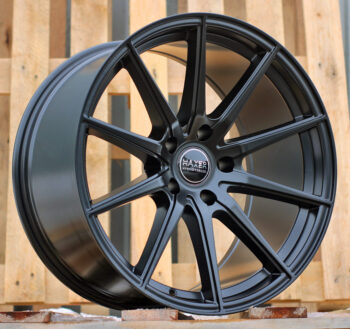 R20x10.5  5X120  ET  20  74.1  HX034  (B5797)  Black Half Matt (BLHM)  For HAXER  (K2)  (Rear+Front)