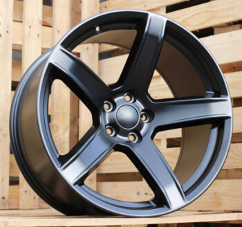 R20x9.5  5X115  ET  15  71.5  B1671  Black Half Matt (BLHM)  For DODGE  (Z1)  (Rear+Front)