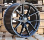 R19x9.5 5X120 ET 40 72.6 B1416 Black Half Matt (BLHM) For BMW (K4) (Rear+Front)