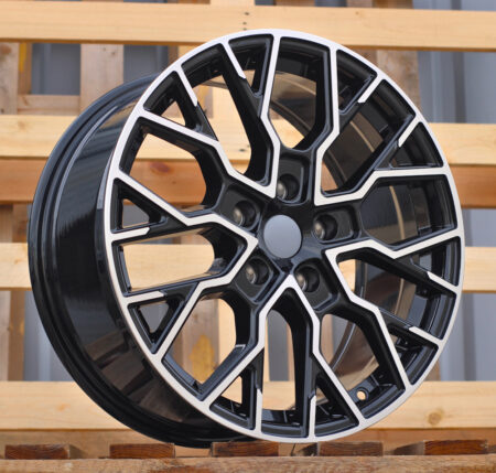 R18x8  5X120  ET  48  65.1  I5659  Black Polished (MB)  For VW  (K8)  ((max 1000 kg))