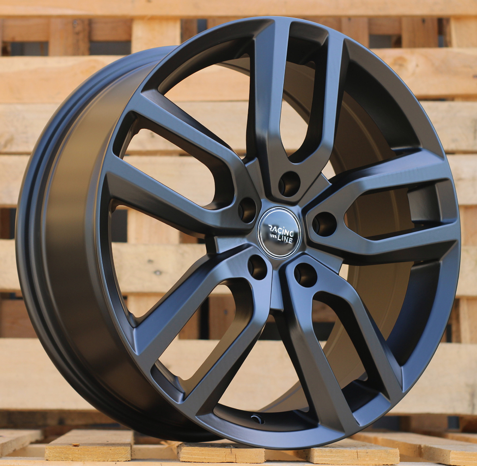 R18x7.5  5X114.3  ET  45  67.1  B5883  Black Half Matt (BLHM)  For RACIN  (K4)