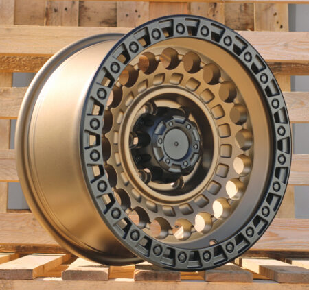 R18x9  6X139.7  ET  0  110.1  JT220  Bronze+Polished Lip (YYPL)  For 4X4  (K3)