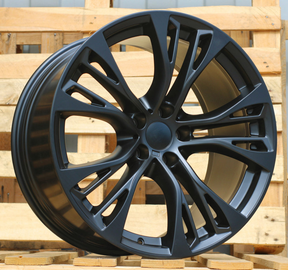R21x10  5X120  ET  40  74.1  BK851  (W1304)  Black Matt (BM)  For BMW  (K3)  (Rear+Front)