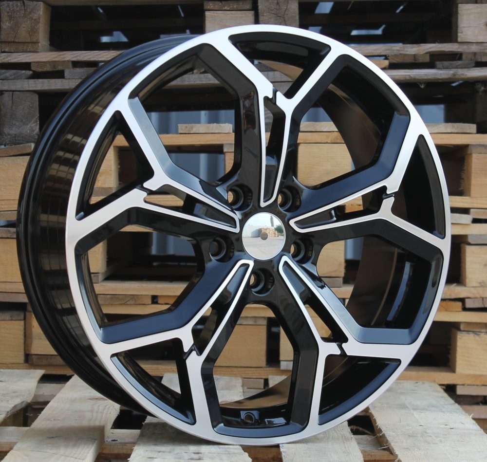R19x7.5  5X114.3  ET  50.5  67.1  FE190  (YF5690)  Black Polished (MB)  For KIA  (Z6)  (HYBRID FORGED)