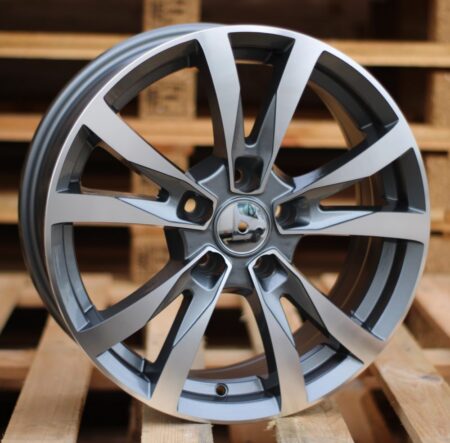 R16x6.5 5X108 ET 42 67.1 BK533 Grey Polished (MG) For RACIN (L1+K4) ((AKC 70 Eur))
